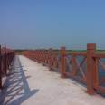 Cement imitation wood guardrail, concrete guardrail, cement landscape guardrail, sewage pool guardrail, cement handrail guardrail, fence