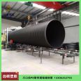 Yuanshuo PE steel strip reinforced corrugated pipe with double wall polyethylene black plastic pipe has sufficient inventory