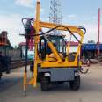 Xiangchi guardrail Pile driver, pulling and drilling machine, foundation drilling rig, simple, flexible and durable