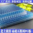 Sunshine board, 10mmpc honeycomb board, rain shed, car shed, lighting engineering, solar soundproofing board