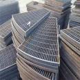 Ring shaped grid plate, hot-dip galvanized steel grid plate, sector shaped steel grid plate, load-bearing capacity