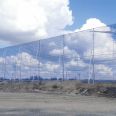 Design and installation of a 15 meter high windbreak wall for the three peak windbreak and dust suppression network in a coal yard