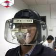 Customized by the manufacturer of the FDMZ-21-TD type security equipment, Tedun, Te Glass, bulletproof glass helmet mask, bulletproof FDMZ-21-TD