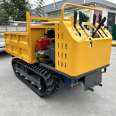 Hand propelled tracked transport vehicle, multi specification tracked dump transport vehicle, small tracked transport vehicle