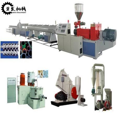 Supply of PVC core tube production line with Beifa PE replacing paper core tube production equipment