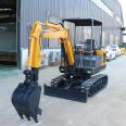 Small excavator, track type, Czech multifunctional hydraulic agricultural small excavator, fruit and vegetable greenhouse trenching, soil overturning and micro excavation