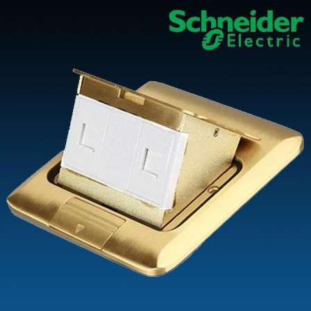 Schneider E225TRJ5 floor socket BAS pop-up socket copper ground plug