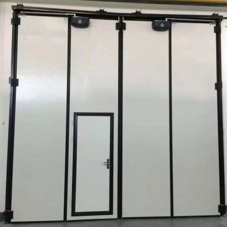 Various polyurethane factory sliding doors, industrial insulation doors, stainless steel profiles, various models of color steel plates can be customized