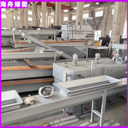 Stainless steel sewage treatment equipment, small screw conveyor, screw rod chip conveyor, easy to install, customized by Haizhou factory