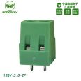 HOMNECKS 5.0mm pitch screw direct plug-in PCB wiring terminal green, environmentally friendly, copper, flame retardant