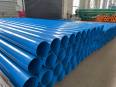 Clamp connection EP coated steel pipe, large diameter spiral coated plastic composite pipe for urban drinking water