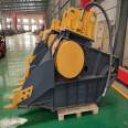 308 excavator crushing bucket, intelligent construction, large jaw type mobile crushing bucket, granite gravel bucket