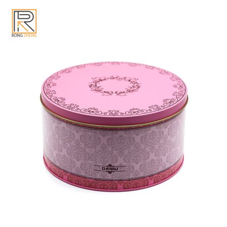 Manufacturer produces Bluetooth earphone packaging iron box, circular tin can, biscuit, chocolate candy packaging box