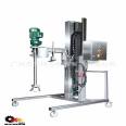 Ton drum pneumatic mixer Ampere force mechanical IBC mixer horizontal layout APLQ-1000