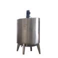 Food grade vertical mixing tank, electrically heated stainless steel large capacity single layer emulsification mixing bucket