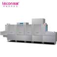 Lechuang Commercial Dishwasher, Canteen, Fully Automatic Channel Type Dishwasher, Long Dragon Type, Double Cylinder, Double Spray, and Drying Belt