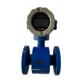 Explosion-proof split body integrated digital display water treatment engineering pipeline valve dual power supply carbon steel flange electromagnetic flowmeter