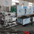 Commercial plastic turnover basket cleaning machine, stainless steel baking tray spray cleaning and drying line