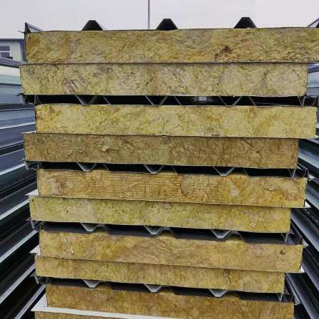 Double layer color steel rock wool sandwich board, on-site composite glass wool insulation board, magnesium oxysulfide sandwich composite board