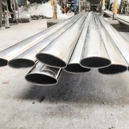 304 stainless steel elliptical tube for bridge staircase handrails, 201 flat elliptical tube for mechanical manufacturing