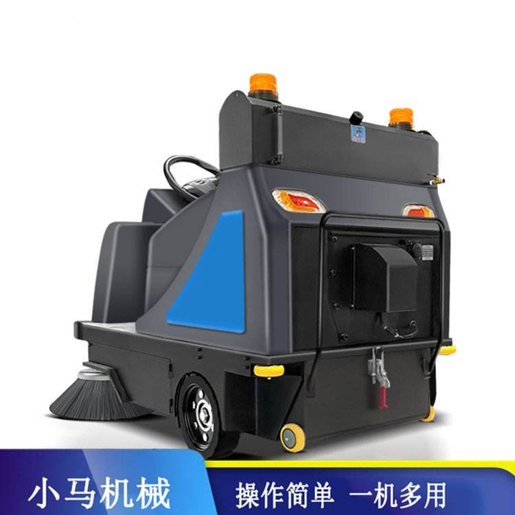 Driver's cab floor wash truck, shopping mall, indoor cleaning truck, small horse mechanical workshop, mopping machine