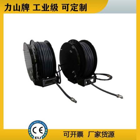 Customized manufacturer of 50 meter industrial grade high-pressure automatic telescopic air hose reel for fire protection, Lishan SUPERREEL