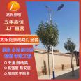 LED outdoor integrated solar street lamp 100W human sensing community lighting module solar street lamp holder