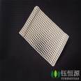 High temperature white honeycomb ceramic thermal storage body with strong compressive strength, supplied by manufacturers as kiln filler