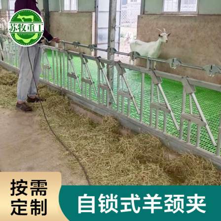 Su Mu Heavy Industry Sheep Neck Clamp Livestock Breeding Self locking Sheep Neck Flail with Multiple Specifications Available