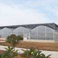 Steel skeleton vegetable greenhouse, single arch greenhouse, spring and autumn cold and warm bread and strawberry greenhouse, double mold film solar greenhouse