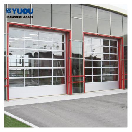 Yu Ou Door Industry Perspective Flap Lift Door Segmented Glass Sliding Door 4S Store Multi use Good Light Transmission
