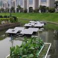 【 Dongfangyuan 】 Solar powered push flow aerator for water treatment Fish pond oxygenation landscape push flow jet