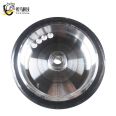 Rubber coated rubber wheel 300MM * 100MM * 30MM hole foot wheel iron core bearing wheel wear-resistant machinery