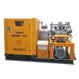 Bottle blowing machine pipeline pressure test 3/4/5/6/7 cubic screw booster air pump air compressor 30/40/60 kg