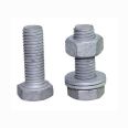 Hot dip galvanized bolts, hexagonal bolts, photovoltaic power tower studs, hot-dip galvanized screws, supplied by the manufacturer