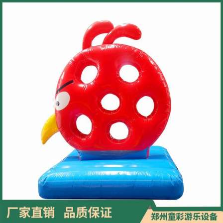 Tongcai Inflatable Angry Birds Thickened PVC Indoor and Outdoor Football Gate Toys New Product Cartoon Simulation
