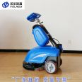 Walnausen scrubber, mall tile floor cleaning, airport lobby floor scrubber, low noise