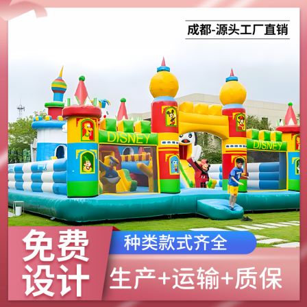 Inflatable Fort Manufacturer Large Water Children's Park Equipment and Facilities Shopping Mall Community Park Amusement Equipment
