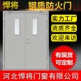 Residential entrance fire doors, Class A and Class B fire resistant steel doors, with a processing time of 0.5 hours