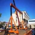 Heng'antai Heavy Industry Large Tonnage Outdoor Electric Crane Mobile Single Beam Gantry Crane