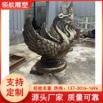 Copper casting, aluminum casting, landscape fountain, copper swan sculpture customization, animal bronze carving manufacturer customization