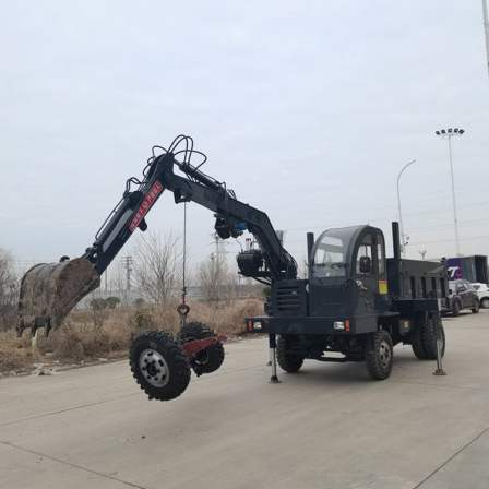 The manufacturer provides four-wheel drive self unloading with digging and direct delivery, with complete specifications for the four-wheel drive vehicle