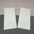 Coated Kraft paper reinforcing paper oil proof white coated paper bag hotel four corner bottom self sealing support printing