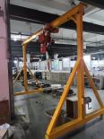 Pengxiang detachable 1t-5 ton small universal movable gantry, indoor electric lifting hanger supports customization