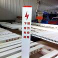 Xinmai fiberglass cable warning pile, silk screen printing sign pile, optical cable pipeline identification pile