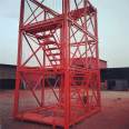 Production and supply safety ladder cage type scaffolding with multiple specifications and easy installation