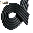 B1 grade rubber plastic pipe opening self-adhesive sound absorption and insulation rubber plastic pipe sleeve aluminum foil composite flame retardant rubber plastic insulation pipe shell