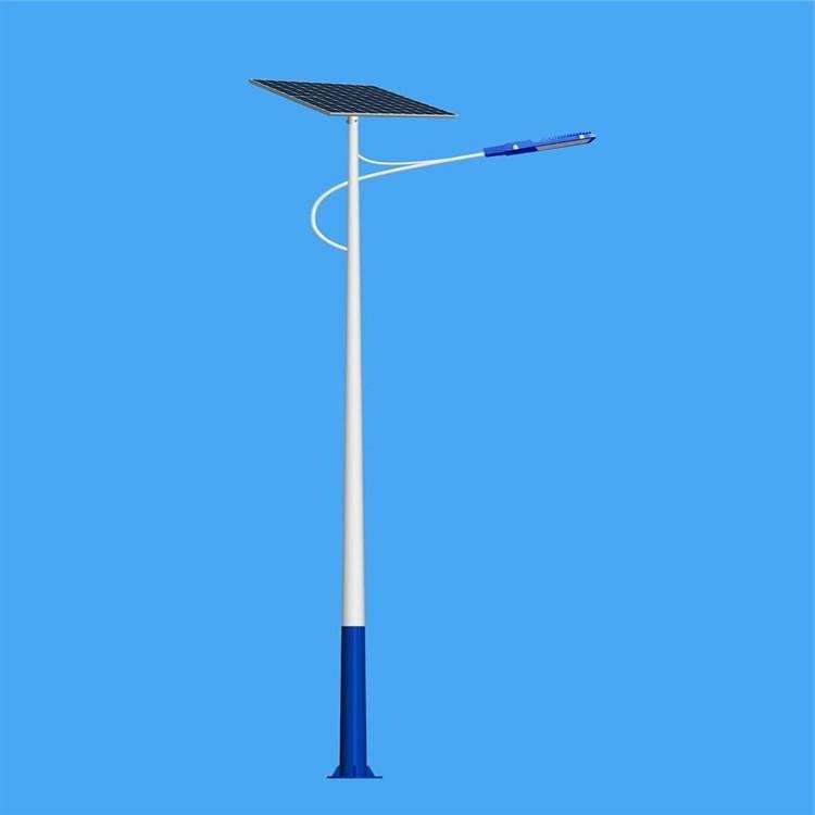 5-meter Hailuo Arm Community LED Solar Street Lamp Outdoor Single Arm Hot Dip Galvanized Lamp Pole Xinyonghong Lighting