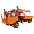 Four wheel drive six wheel drive multifunctional hook machine, 6-meter manganese steel digging arm transport vehicle with winch, hydraulic lifting and digging integrated machine