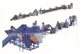 Dehumidification, Drying, and Granulation of PET Bottle Tablets Cleaning and Recycling Production Line for Mineral Water Bottles